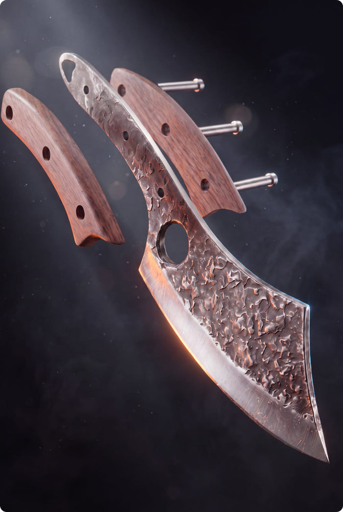 HAND-HAMMERED STEEL WITH CHARACTER